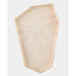 Global Views Polygon Tray Alabaster