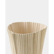 Global Views Pleated Vase Drip Cream