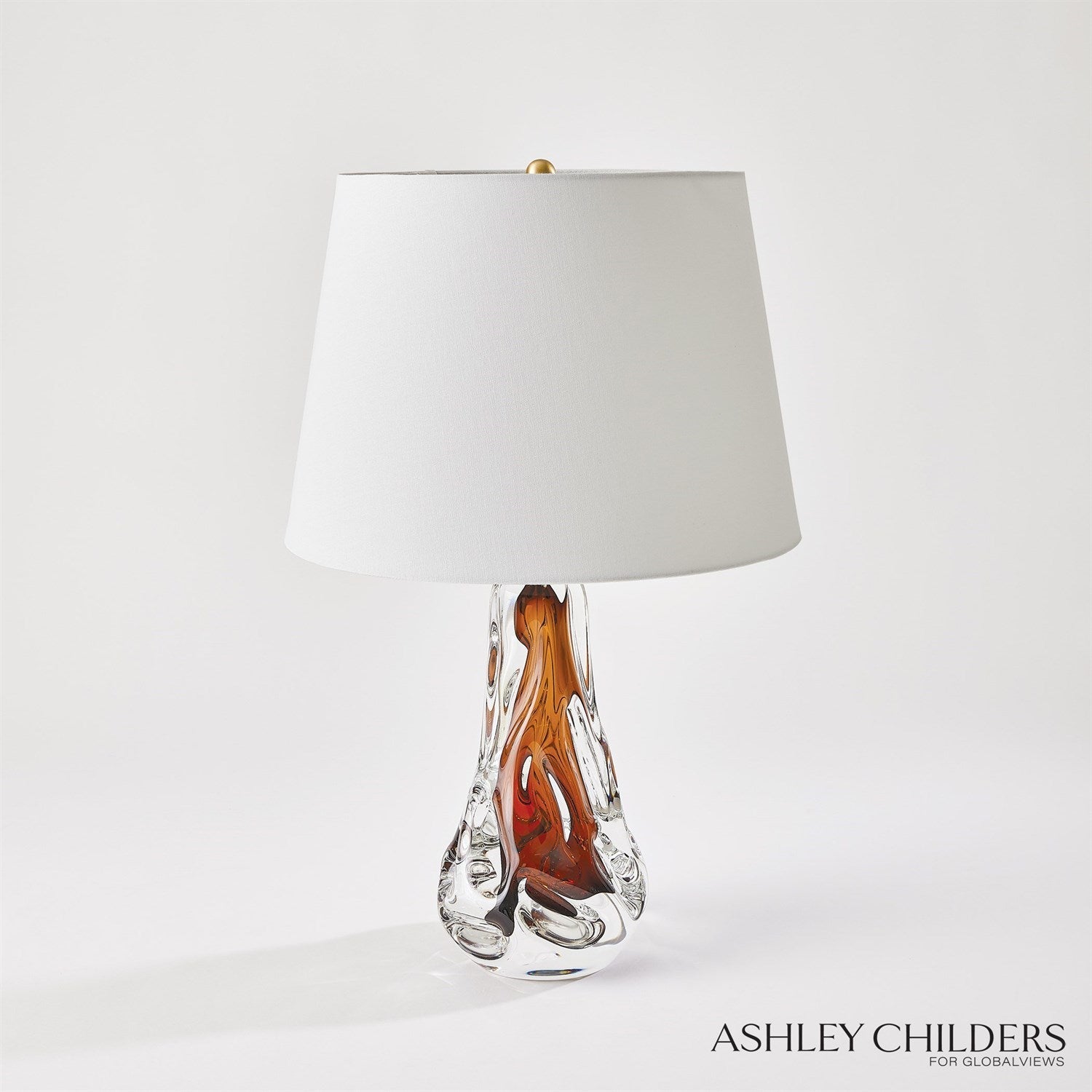 Global Views Amber Lila Lamp