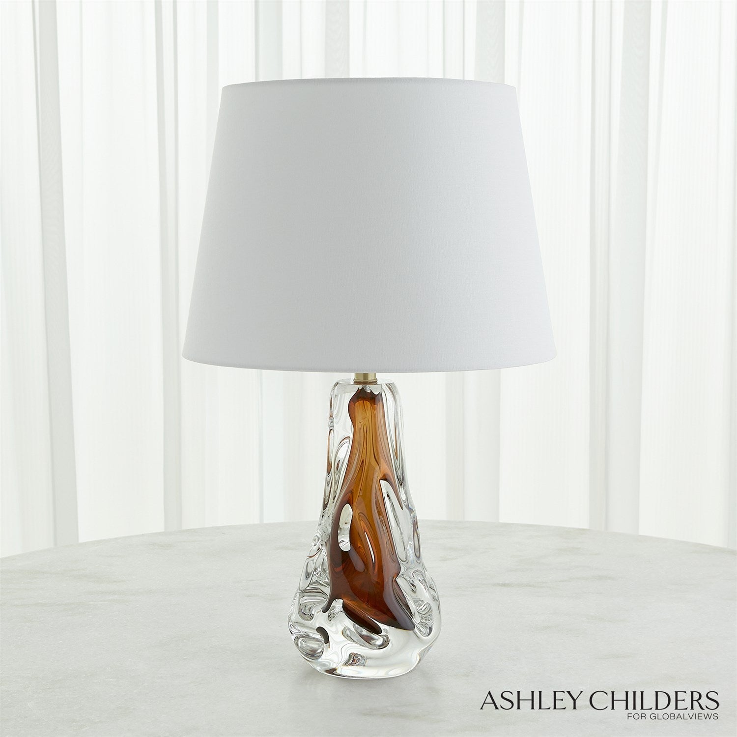 Global Views Amber Lila Lamp