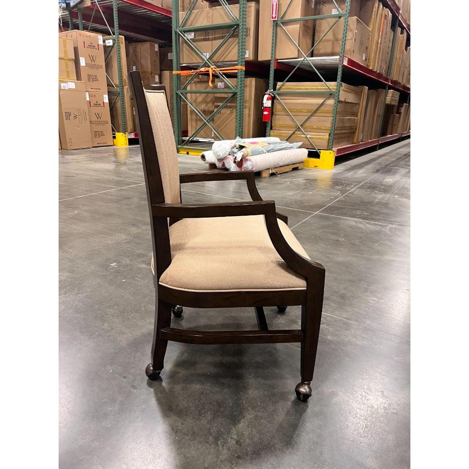 Woodbridge Furniture Sullivan Game Chair with 4 Casters