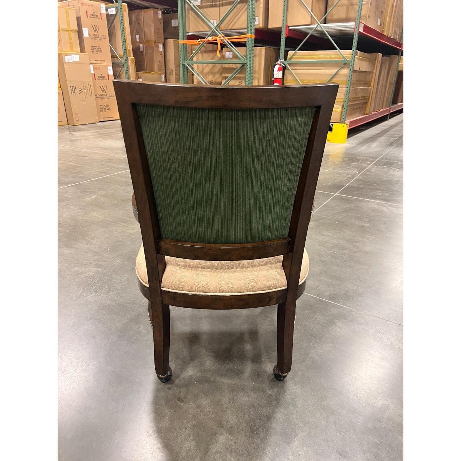 Woodbridge Furniture Sullivan Game Chair with 4 Casters