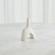 Global Views Matte White Cassel Vase