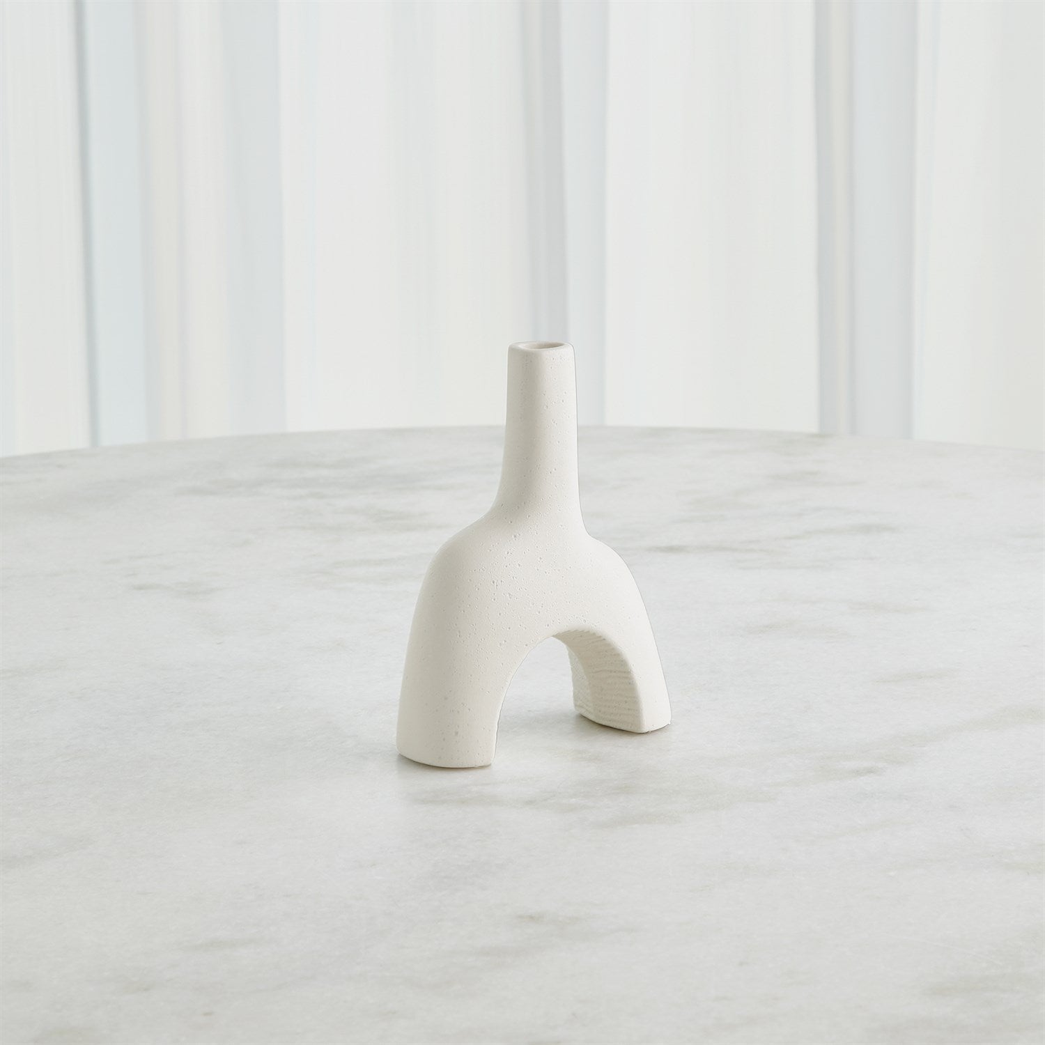 Global Views Matte White Cassel Vase