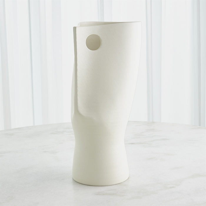 Global Views Popeye Vase - White