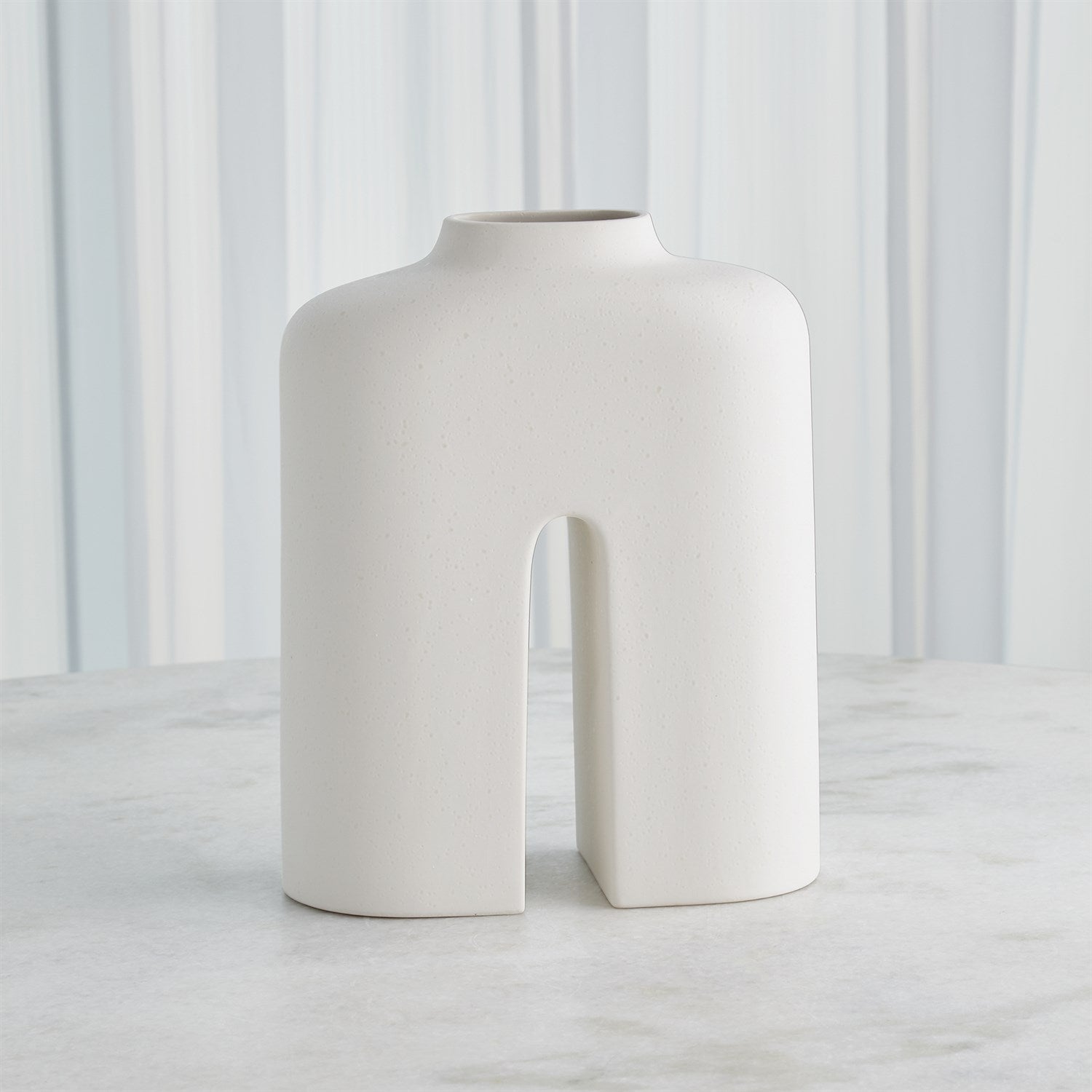 Global Views White Cream Guardian Vase