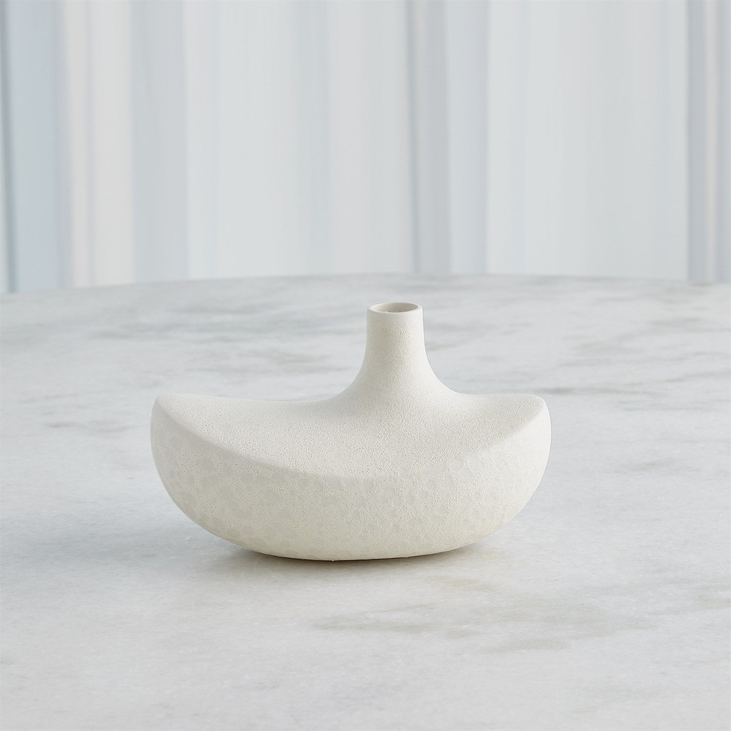 Global Views White Solis Vase