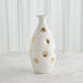 Global Views Dimples Vase - White