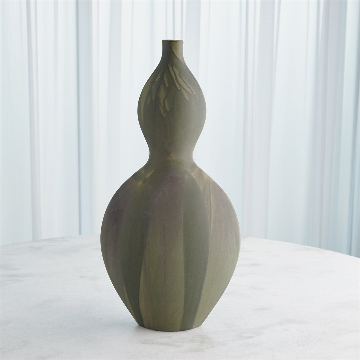 Global Views Washed Green Helios Vase