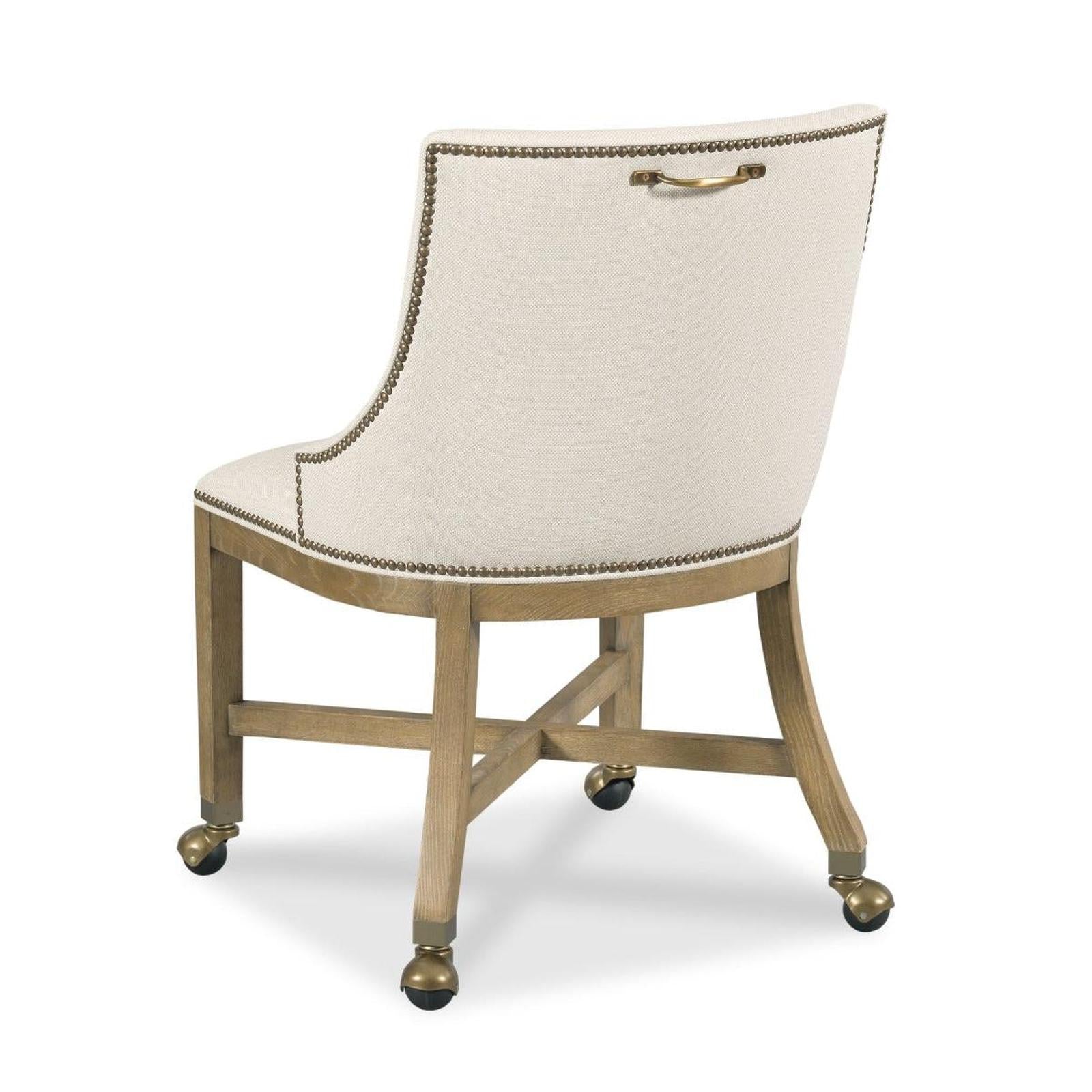 Woodbridge Furniture Morgan Game Chair with Handle