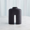Global Views Black Guardian Vase