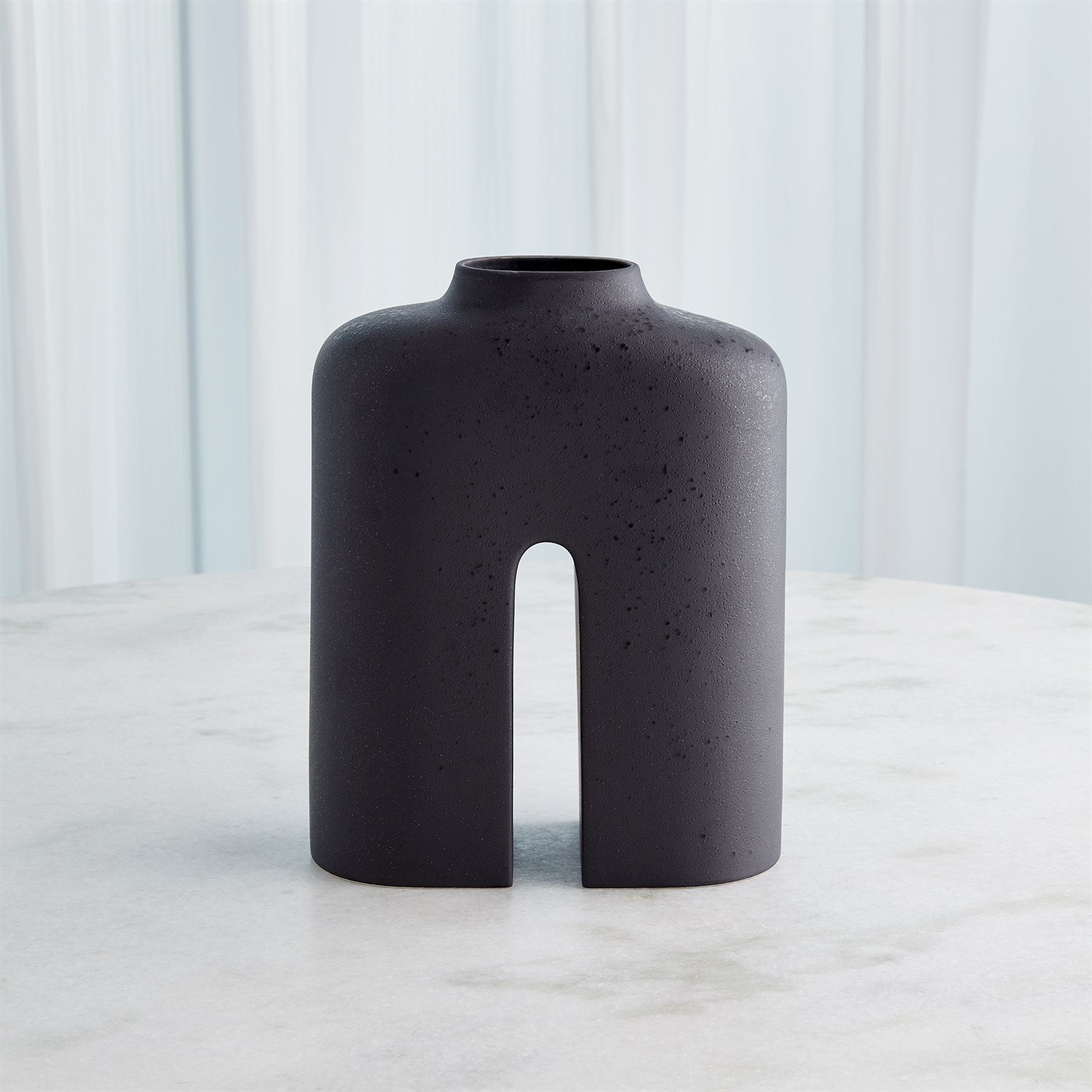 Global Views Black Guardian Vase