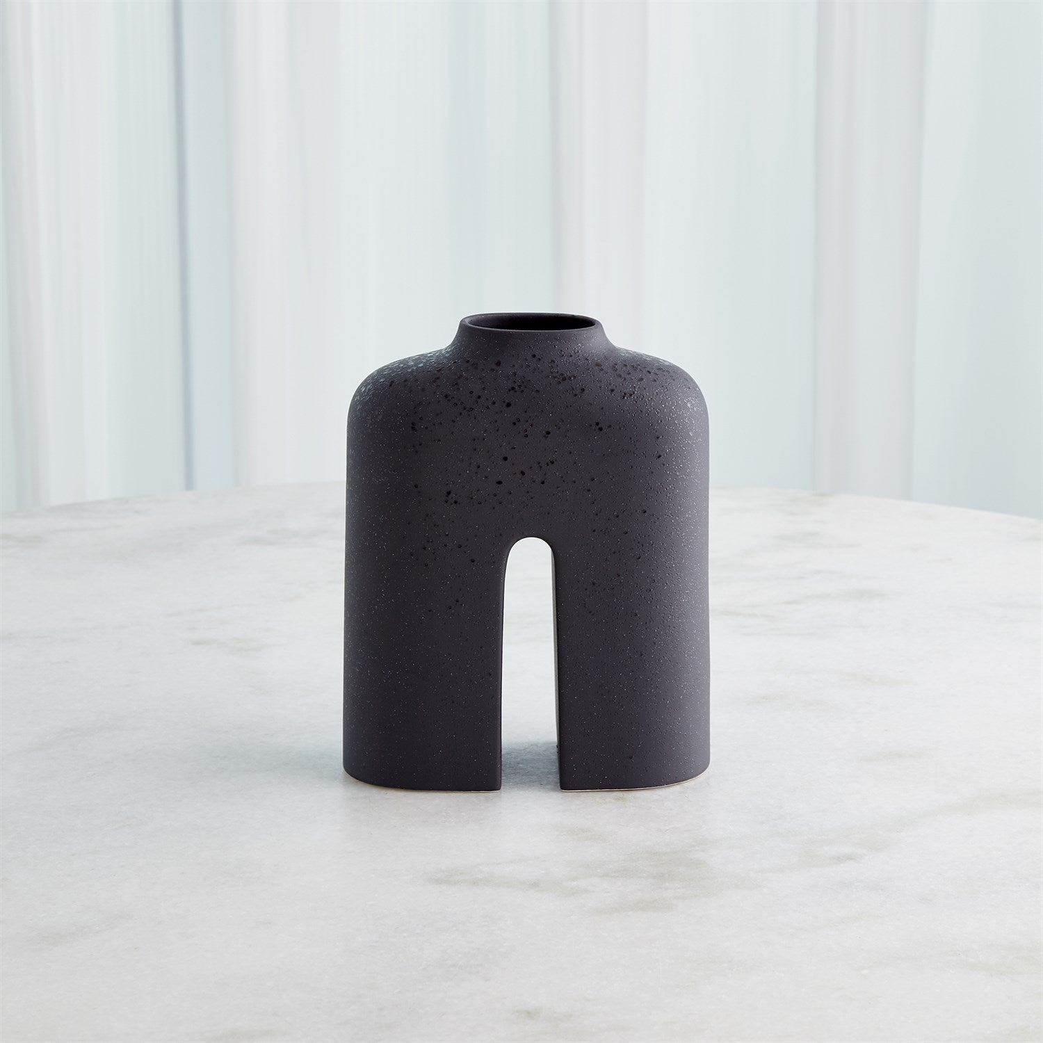 Global Views Black Guardian Vase