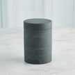 Global Views Black Green Cilindro Alabaster Box
