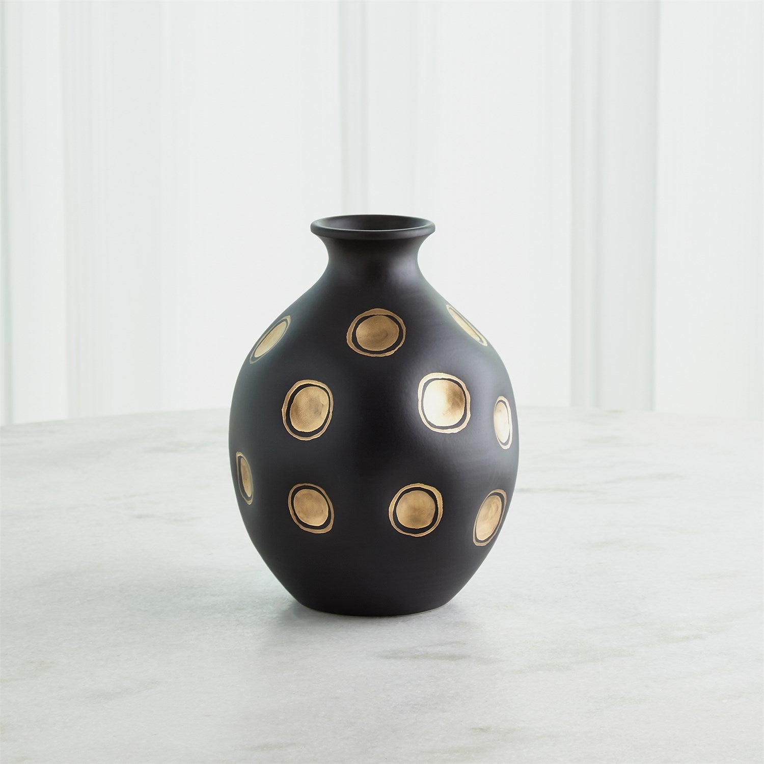 Global Views Black Dimples Vase Clearance