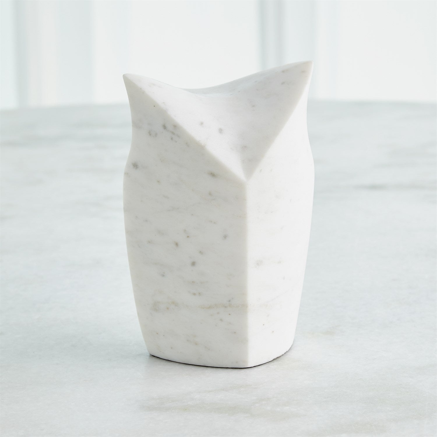 Global Views White Standing Owl