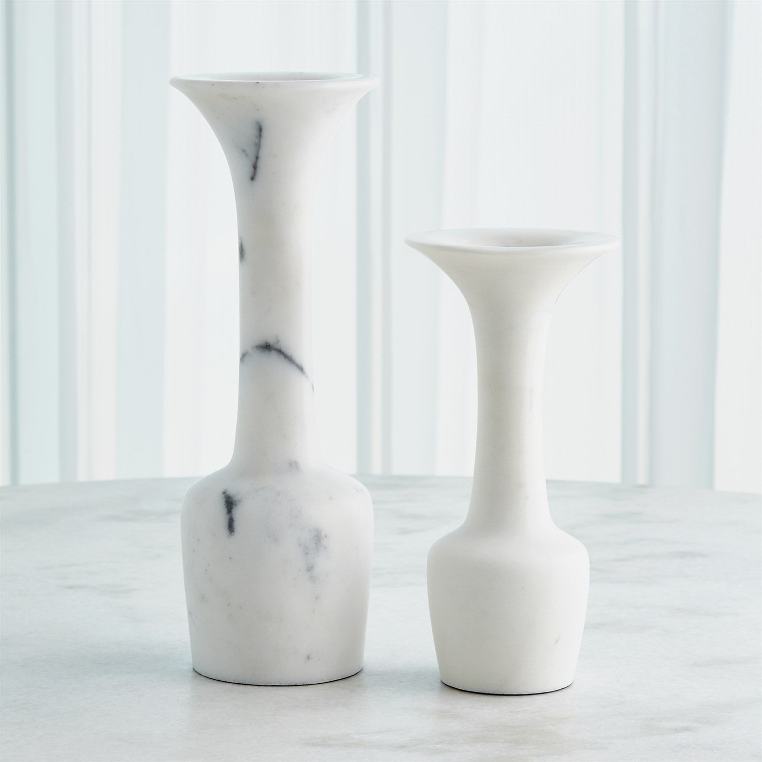 Global Views White Calyx Candle Holder
