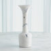 Global Views Calyx Candle Holder - White