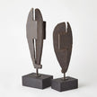 Global Views Bronze Iron Angel Sculpture