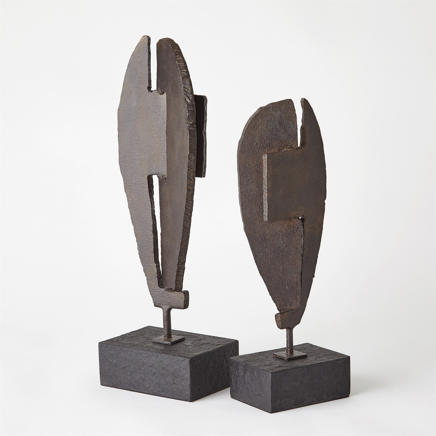Global Views Bronze Iron Angel Sculpture