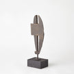 Global Views Bronze Iron Angel Sculpture