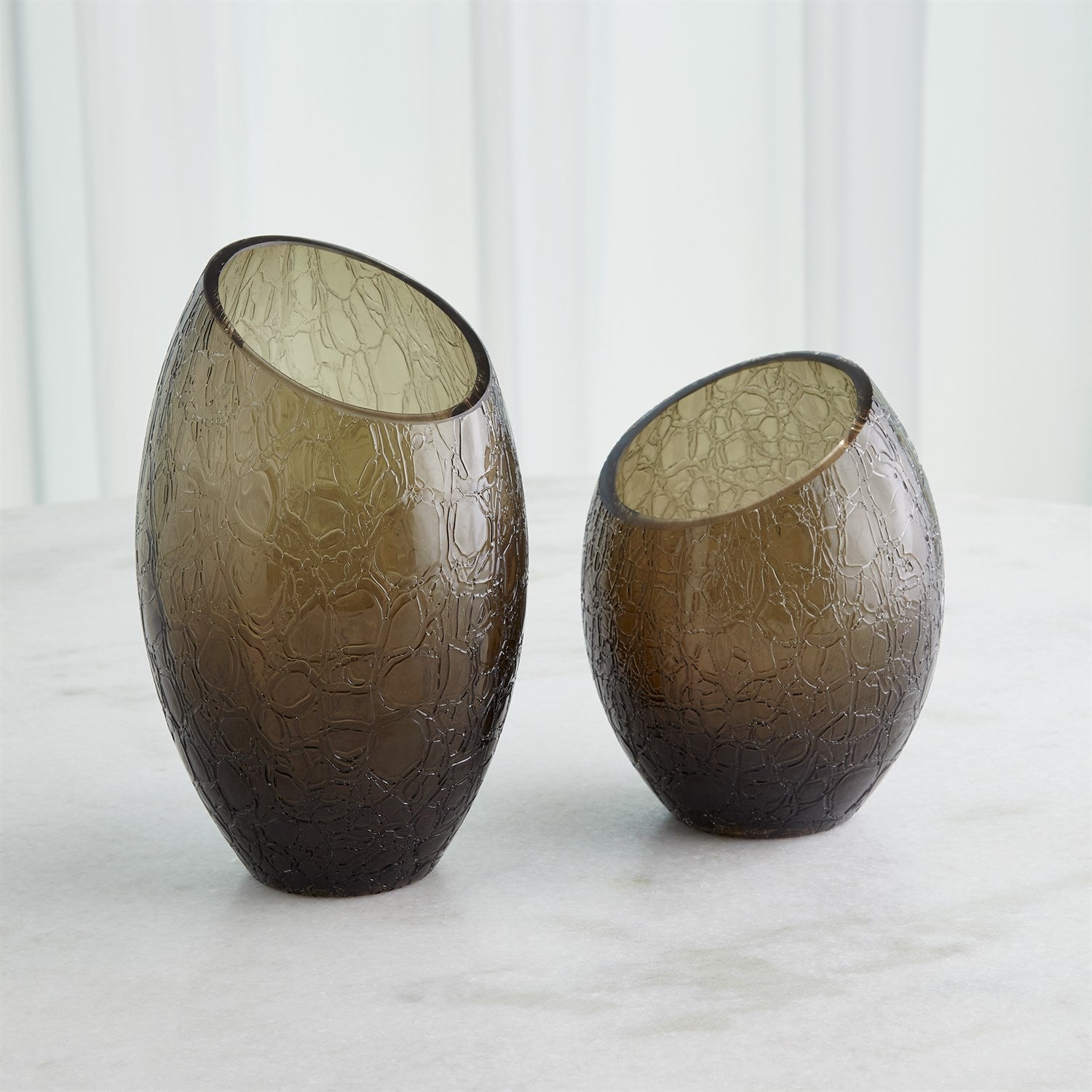 Global Views Smoke Volcano Vase