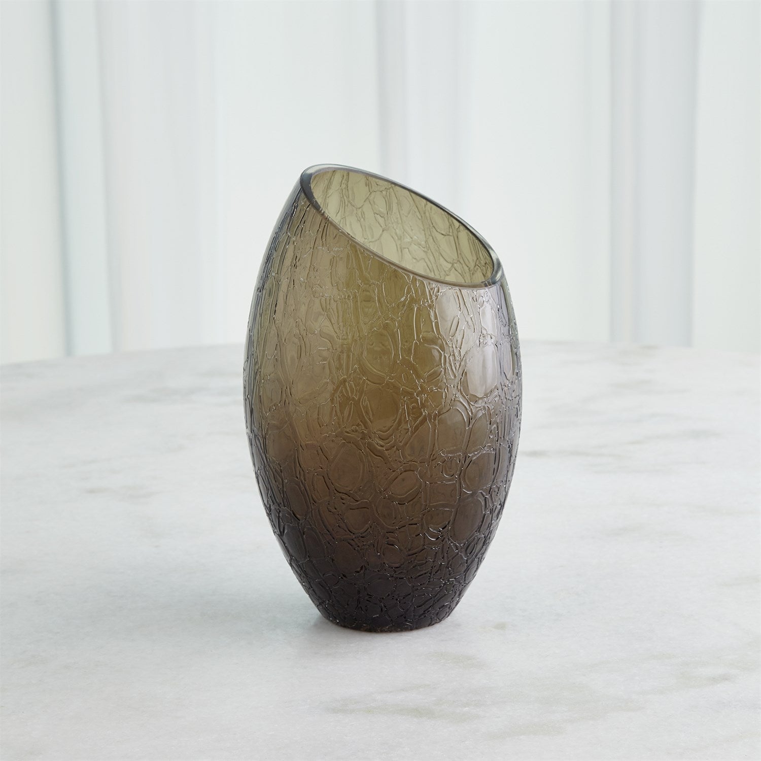 Global Views Smoke Volcano Vase