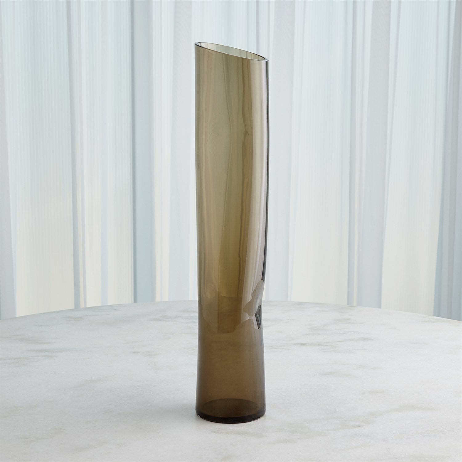 Global Views Smoke Dimple Vase