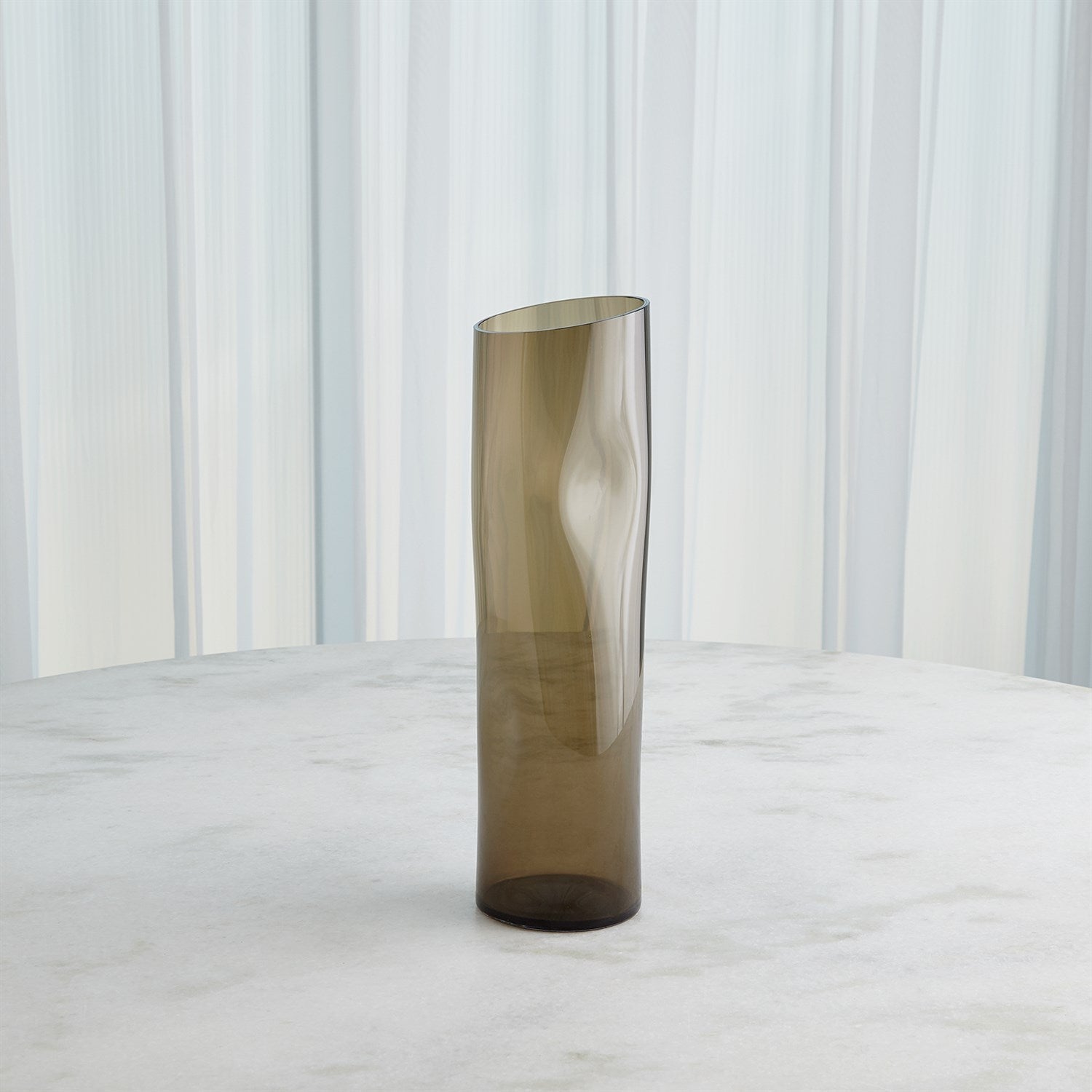 Global Views Smoke Dimple Vase