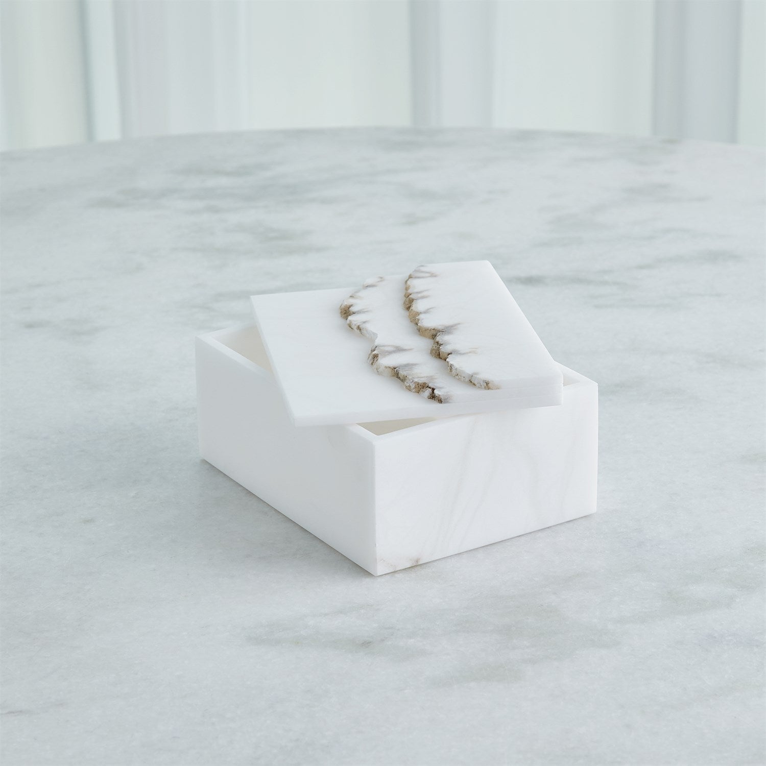 Global Views Terrain Alabaster Box