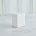 Global Views Raggio Alabaster Box - White