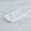 Global Views White Raggio Alabaster Box