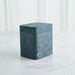 Global Views Raggio Alabaster Box - Black/Green