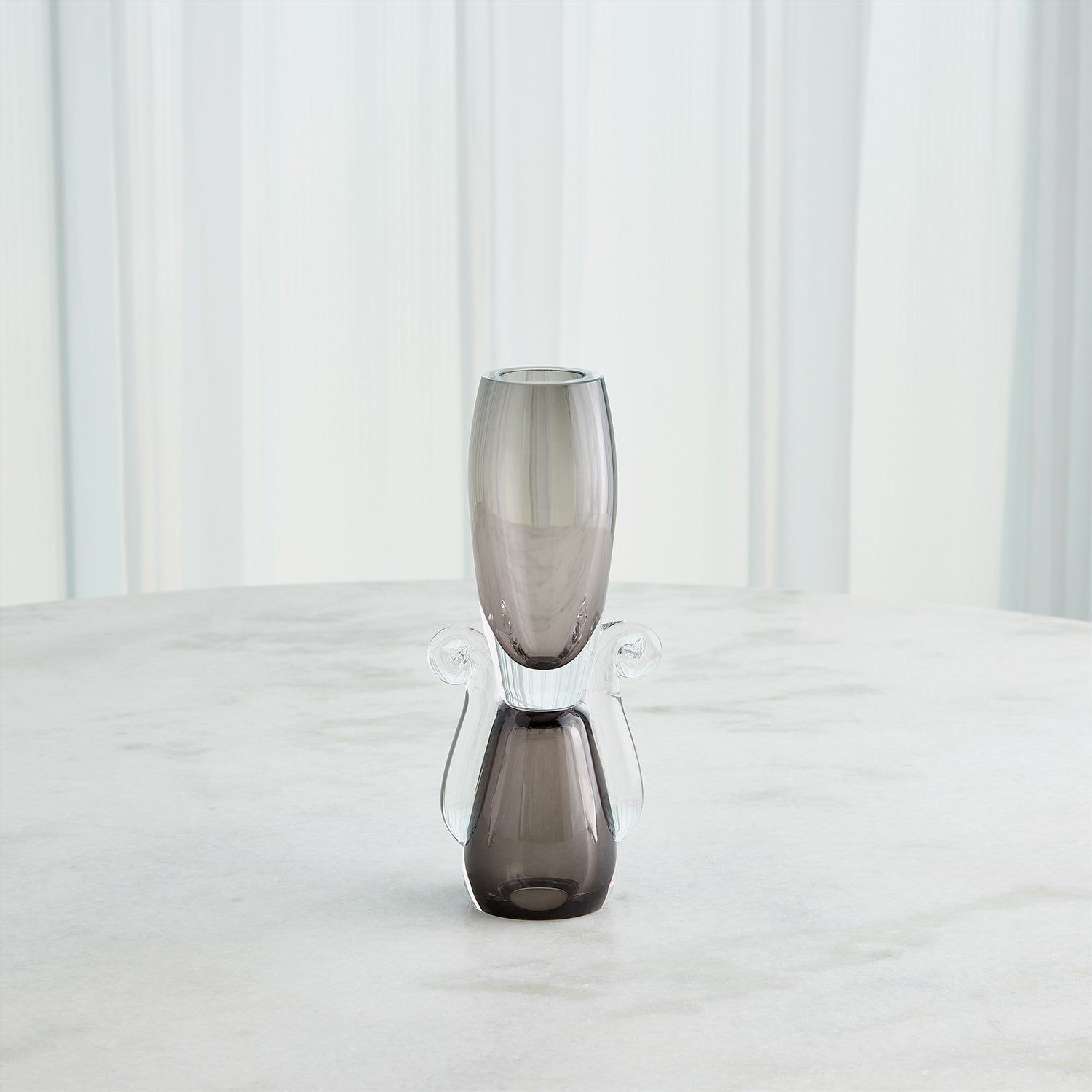 Global Views Grey Lydia Vase