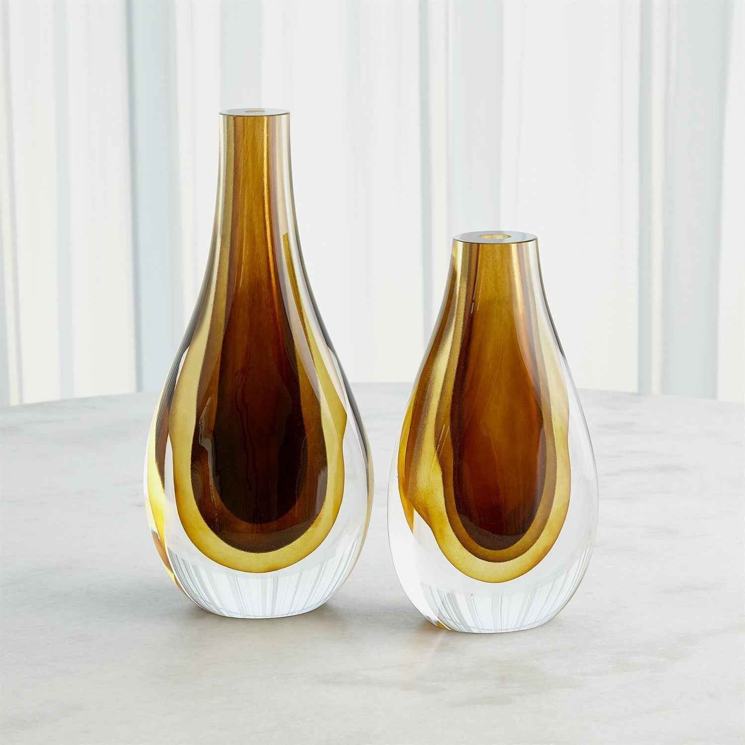 Global Views Amber Gradient Vase