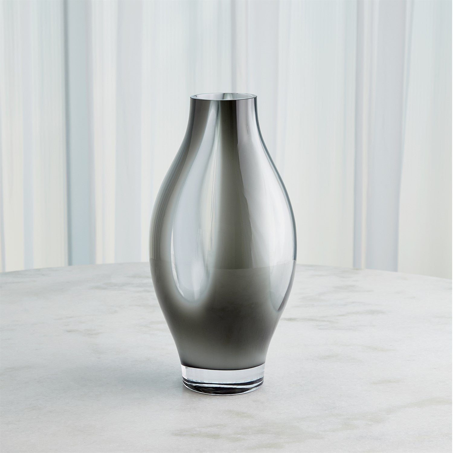 Global Views Grey Fly Through Vase Clearance