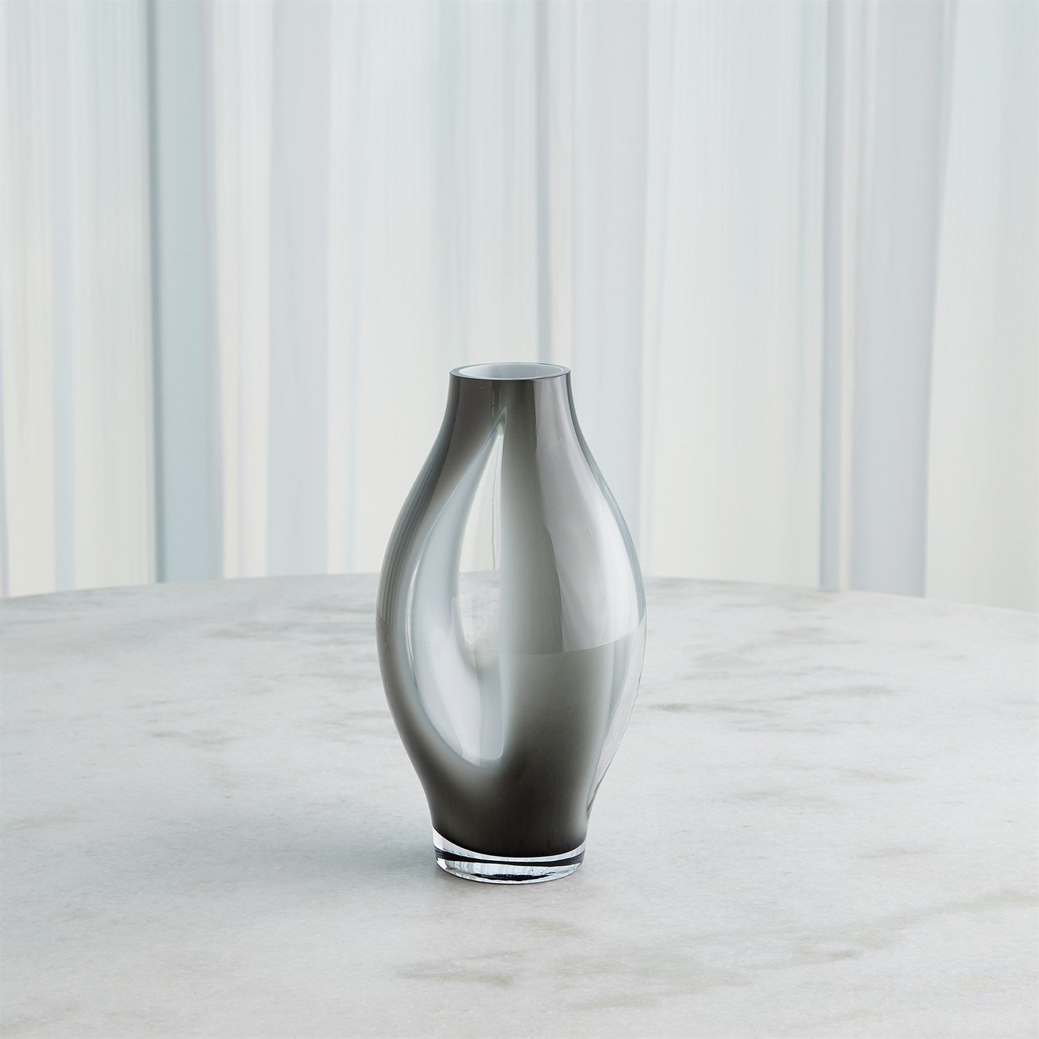 Global Views Grey Fly Through Vase Clearance