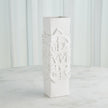 Global Views Matte White Totem Vase DSC