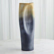 Global Views Grey Yellow Indent Vase & Bowl