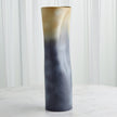 Global Views Grey Yellow Indent Vase & Bowl