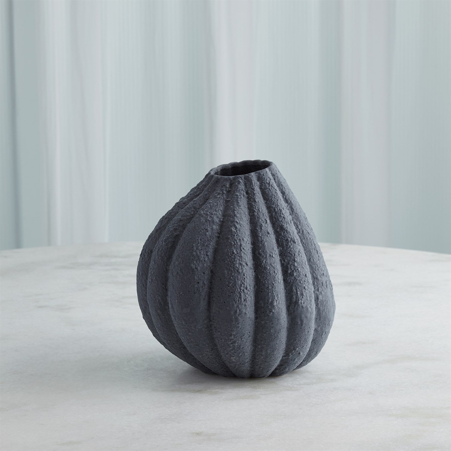 Global Views Black Glow Vase