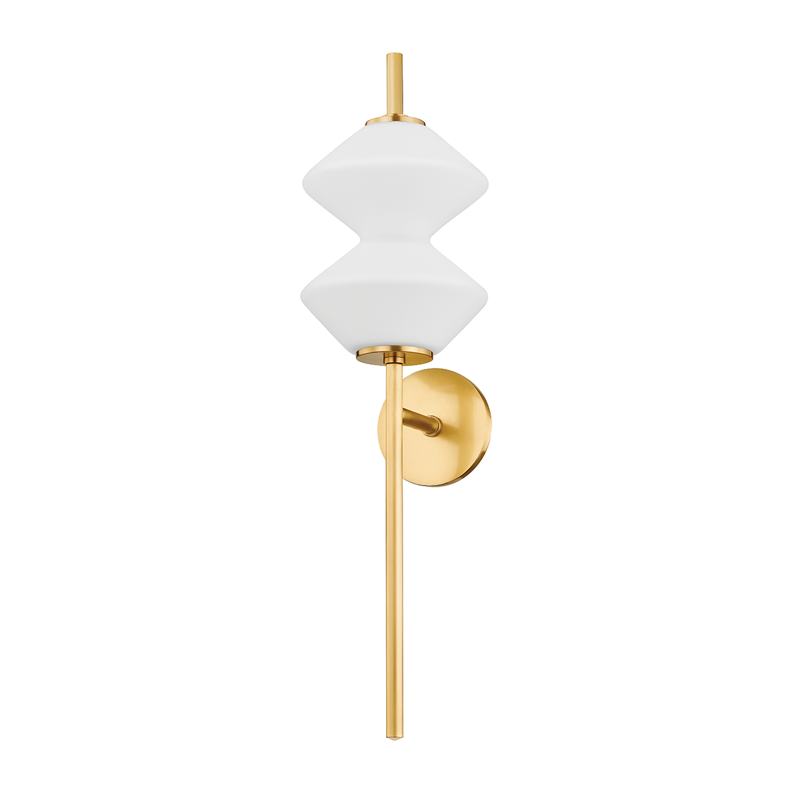 Hudson Valley Lighting Barrow 1 Light 8.5 inch Aged Brass Wall Sconce Wall Light