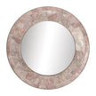 Ambella Coralie Pink Quartz Round Mirror