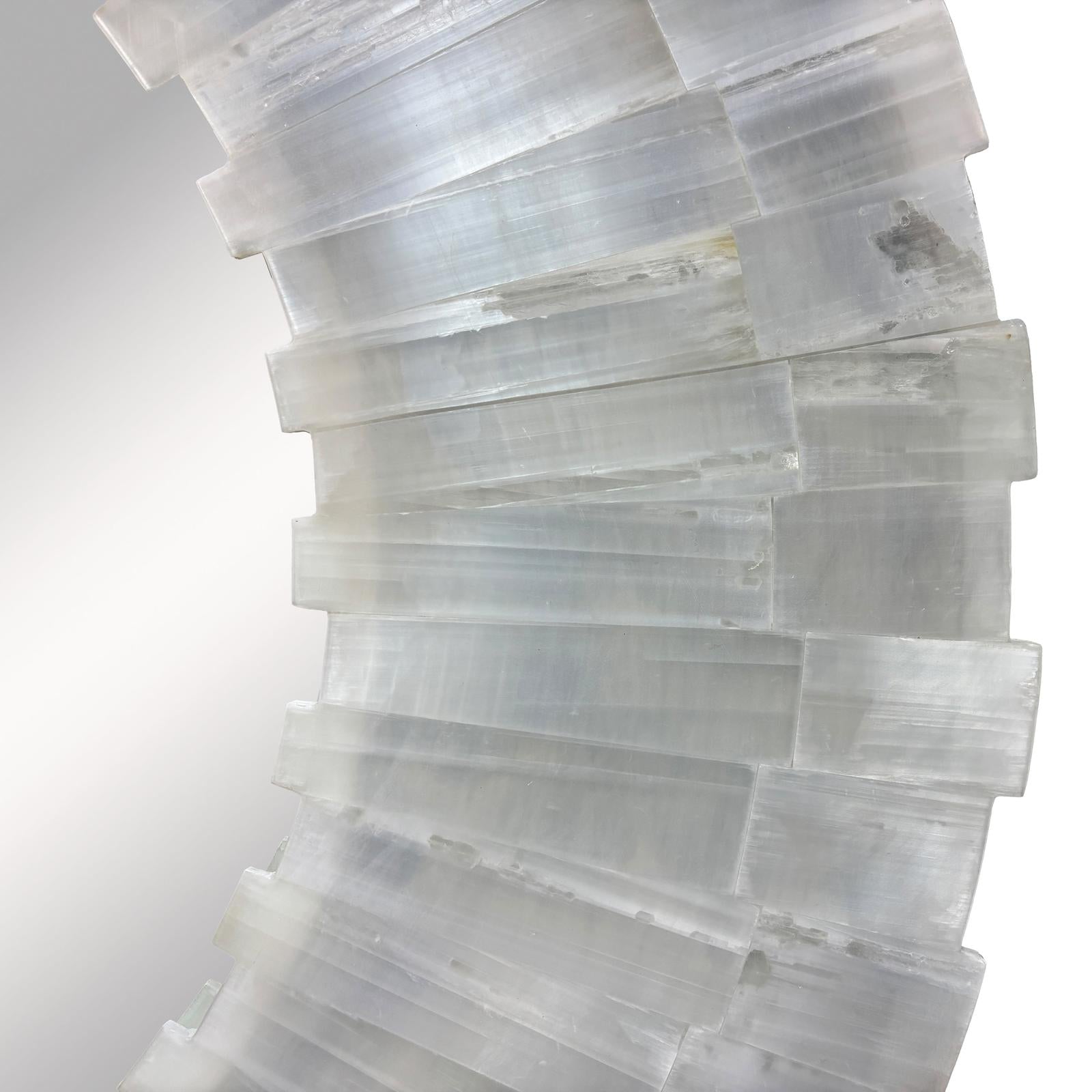 Ambella Selenite Round Mirror