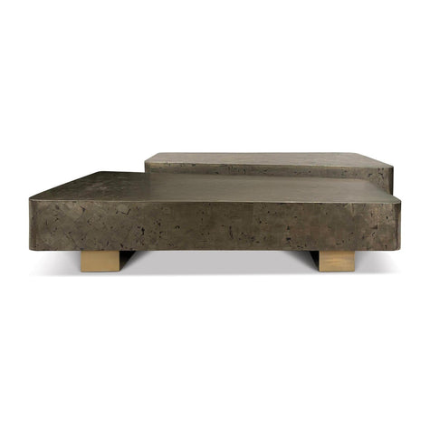Ambella Tavish Pyrite Cocktail Table - Set of 2