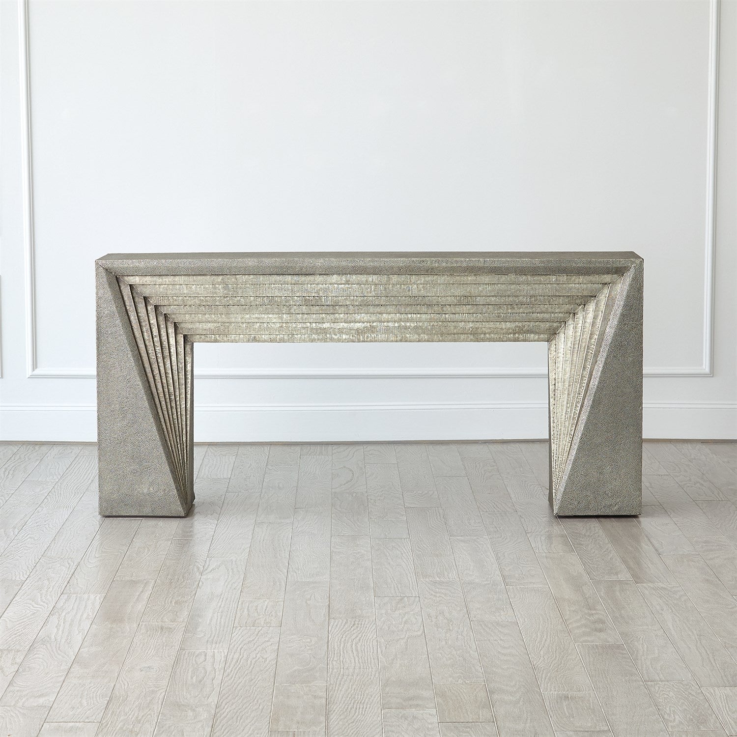 Global Views Nickel Deco Console – Grayson Living