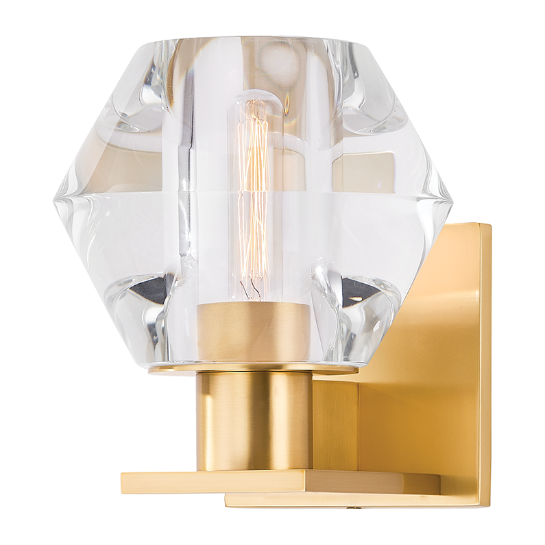 Hudson Valley Lighting Cooperstown 1 Light 6.75 inch Aged Brass Wall Sconce Wall Light