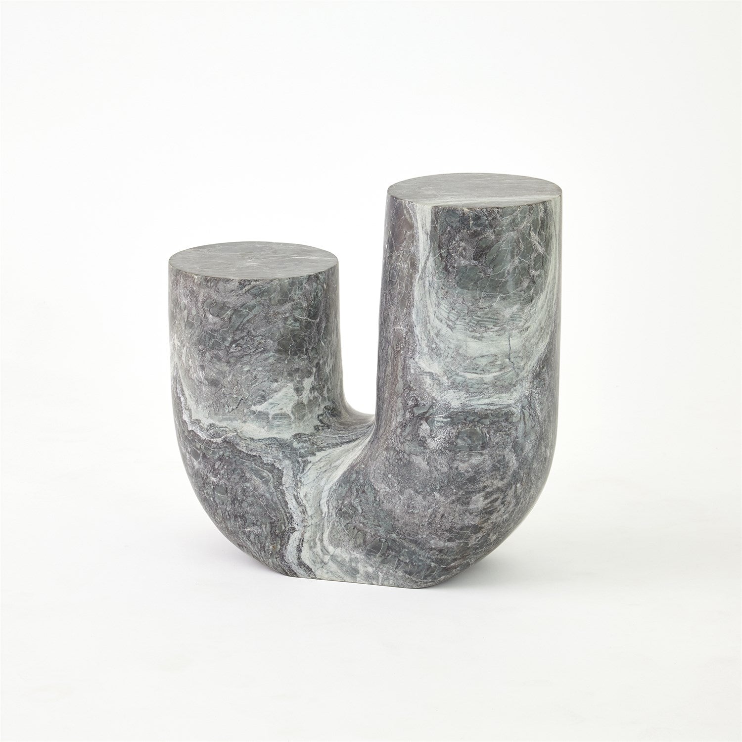 Global Views Marble Tube Table