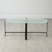 Global Views Melting Glass Cocktail Table