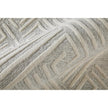 Feizy Enzo 8737F Transitional Geometric Rug in Tan/Ivory